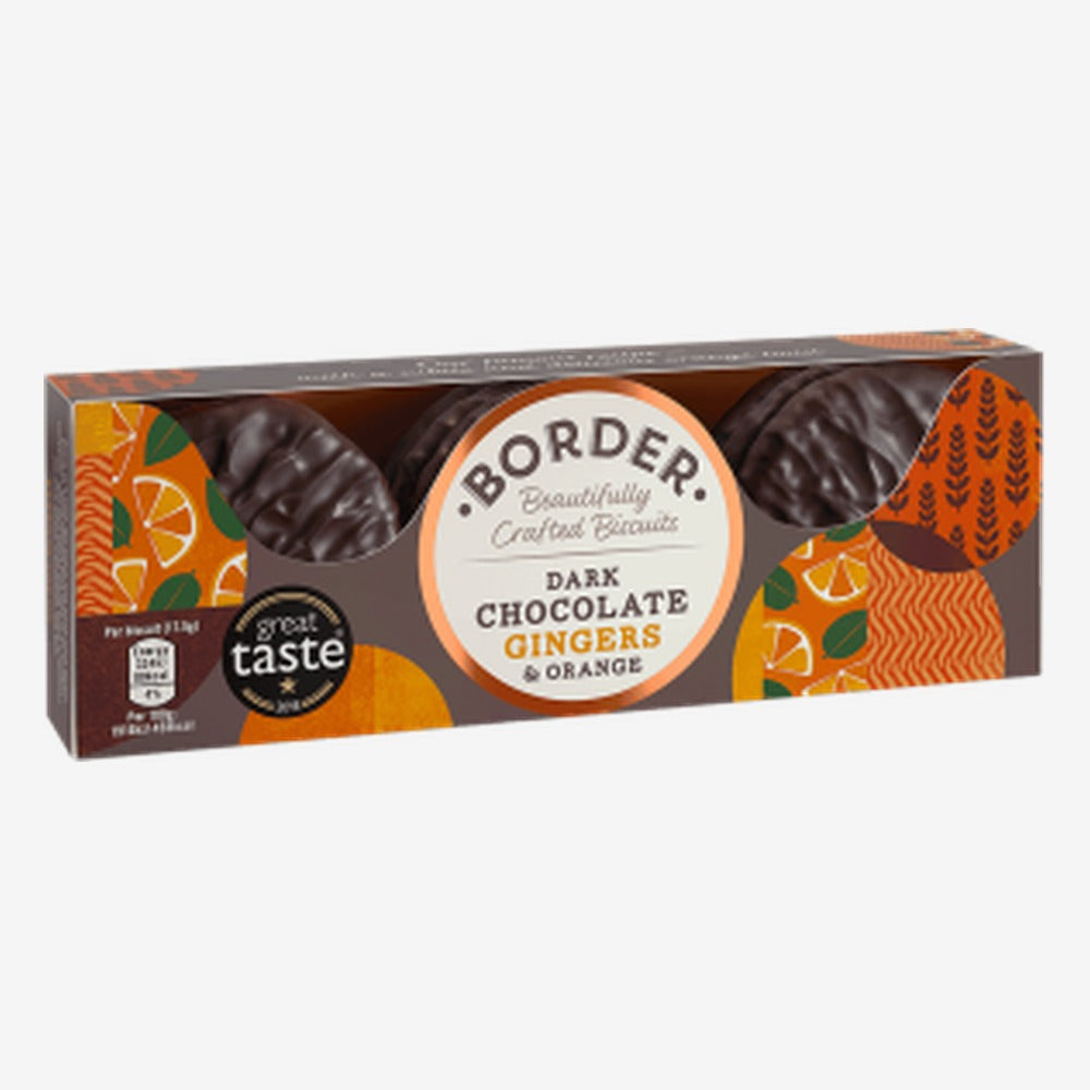 Border Dark Chocolate Ginger & Orange 150g