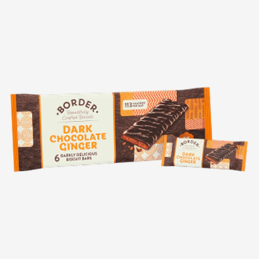 Border Dark Chocolate Ginger 144g