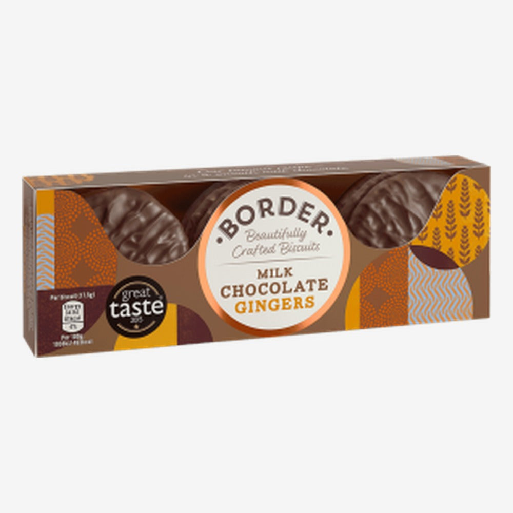 Border Milk Chocolate Ginger 150g