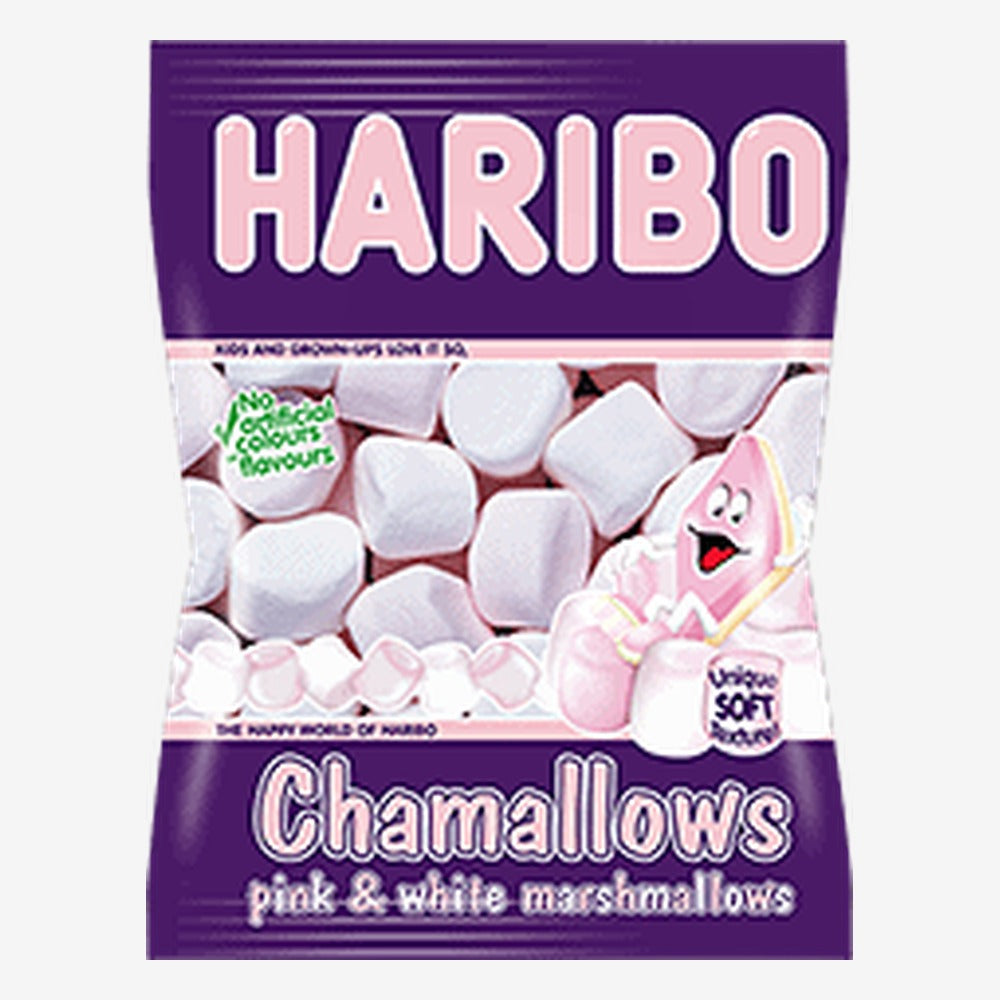 Haribo Pink White Chamallows Sweets