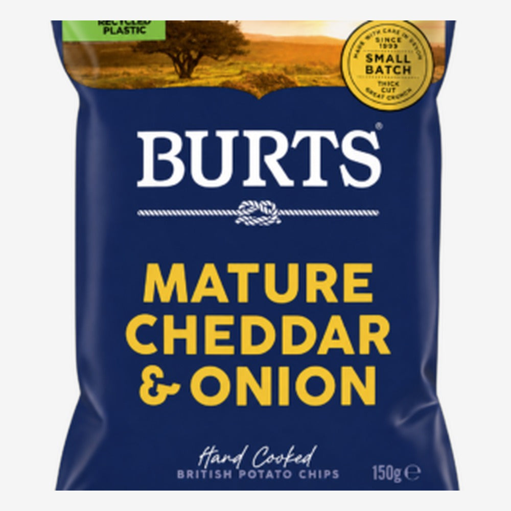 Burt's Cheddar & Spring Onion Crisps 150g
