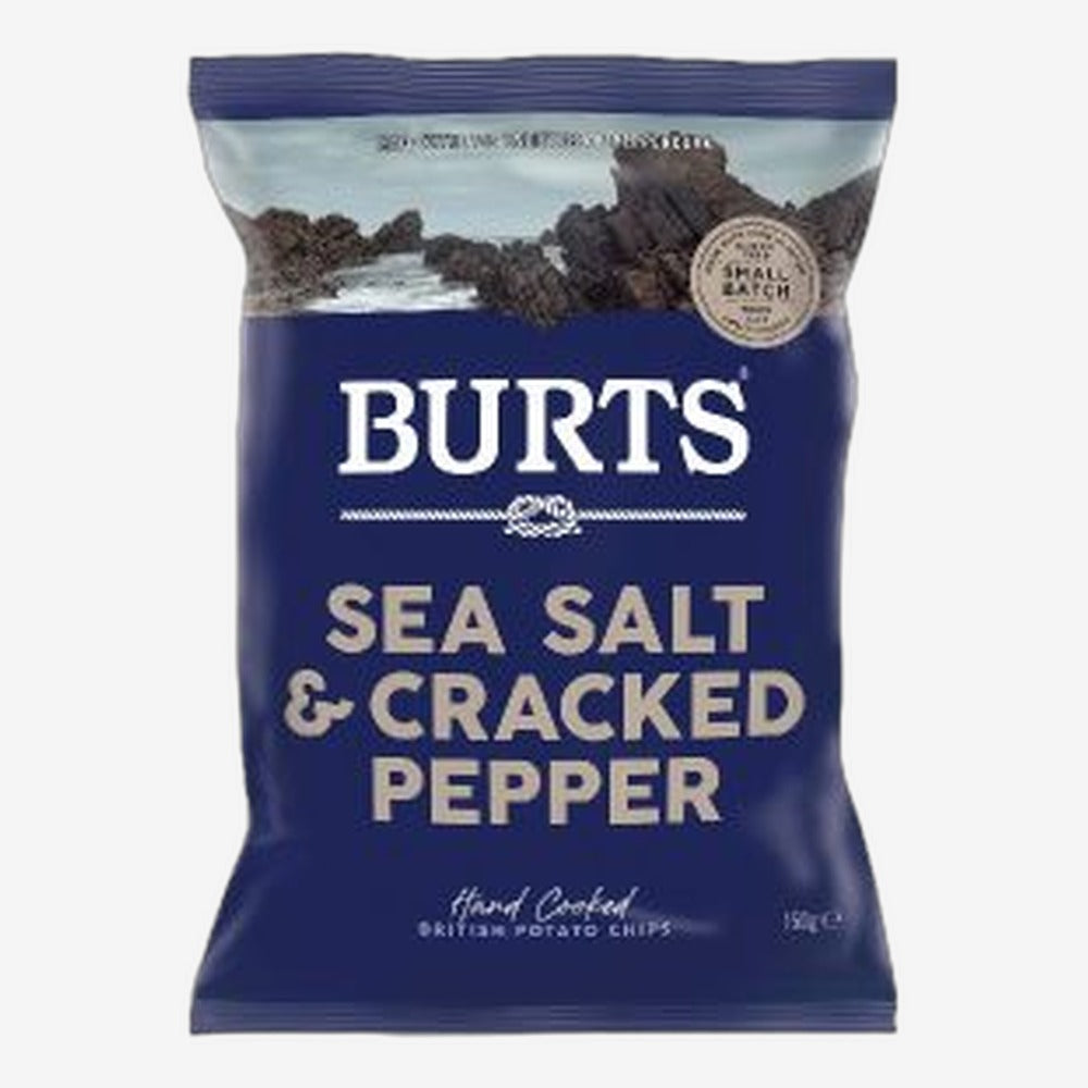 Burt's Sea Salt & Black Pepper Crisps 150g