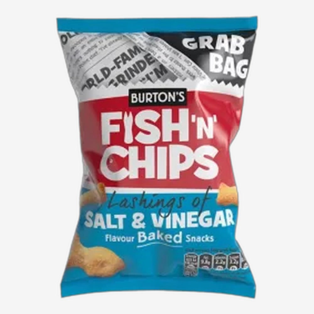 Burton's Fish n Chips Salt & Vinegar 250g