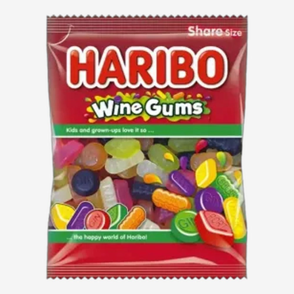 Haribo Wine Gums Gummy Sweets 160g