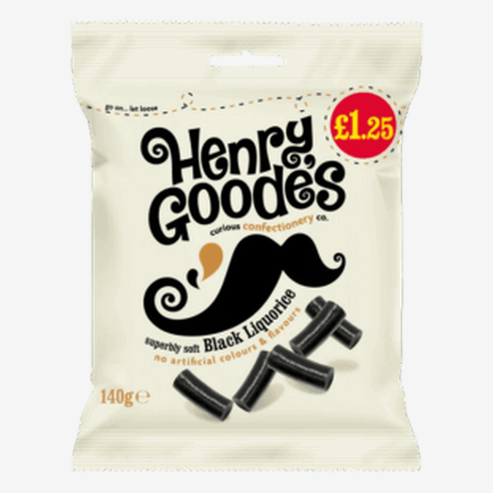 Henry Goodes British Liquorice 140g