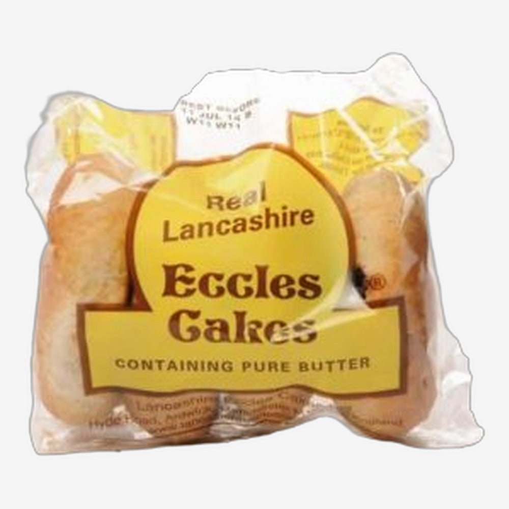 Lancashire Real Eccles Cakes 4 Pack