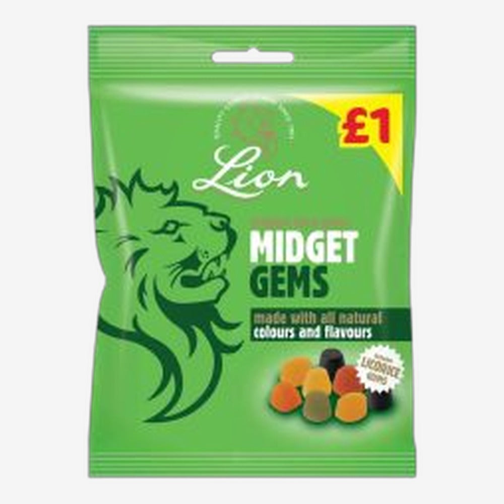 Lion Midget Gems 150g Sweets UK