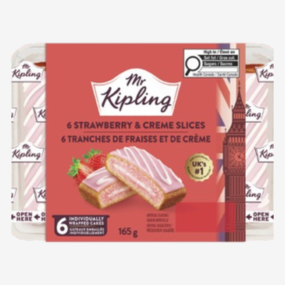 Mr Kipling Strawberry Creme Slice