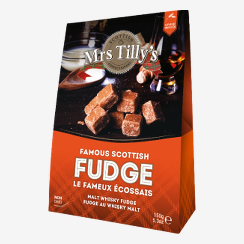 Mrs Tillys Malt Whisky Fudge 150g