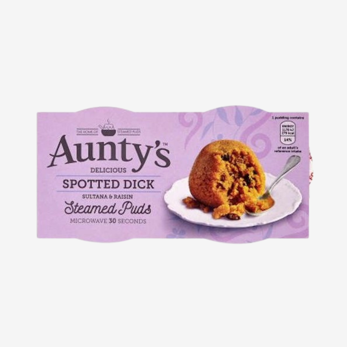 Aunty’s Spotted Dick Pudding (2X95g)