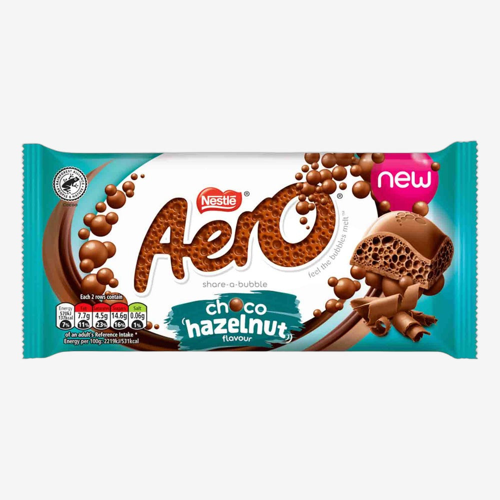 Nestle Aero Hazelnut Block 90g
