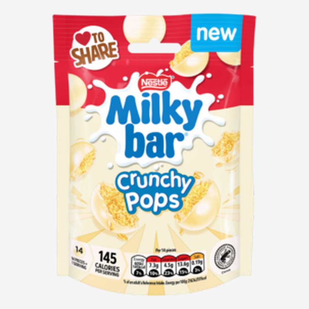 Nestle Milkybar Crunchy Pops 90g