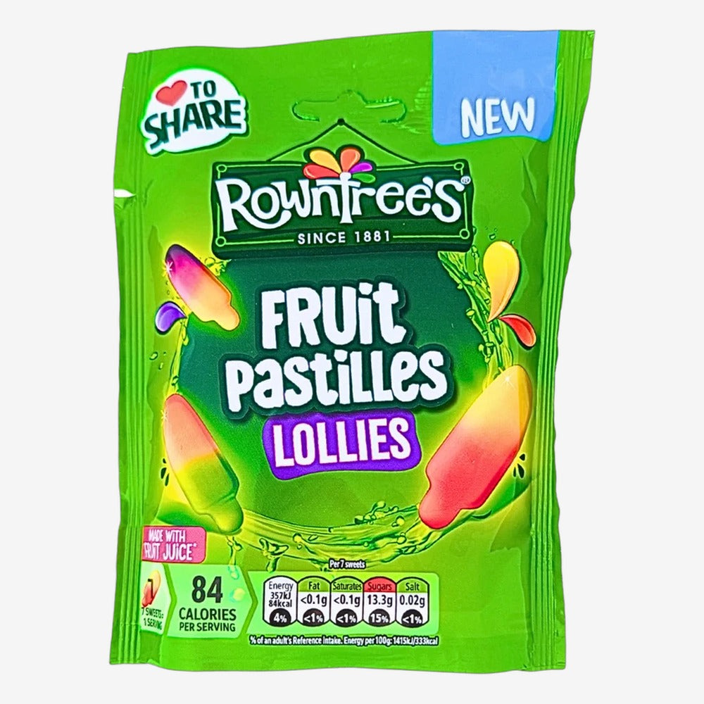 Rowntree Fruit Pastille Lollies 130g