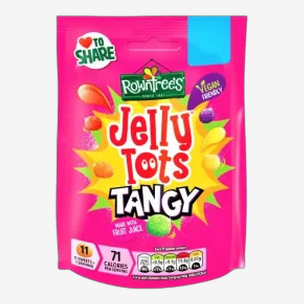Rowntree's Jelly Tots Tangy 140g