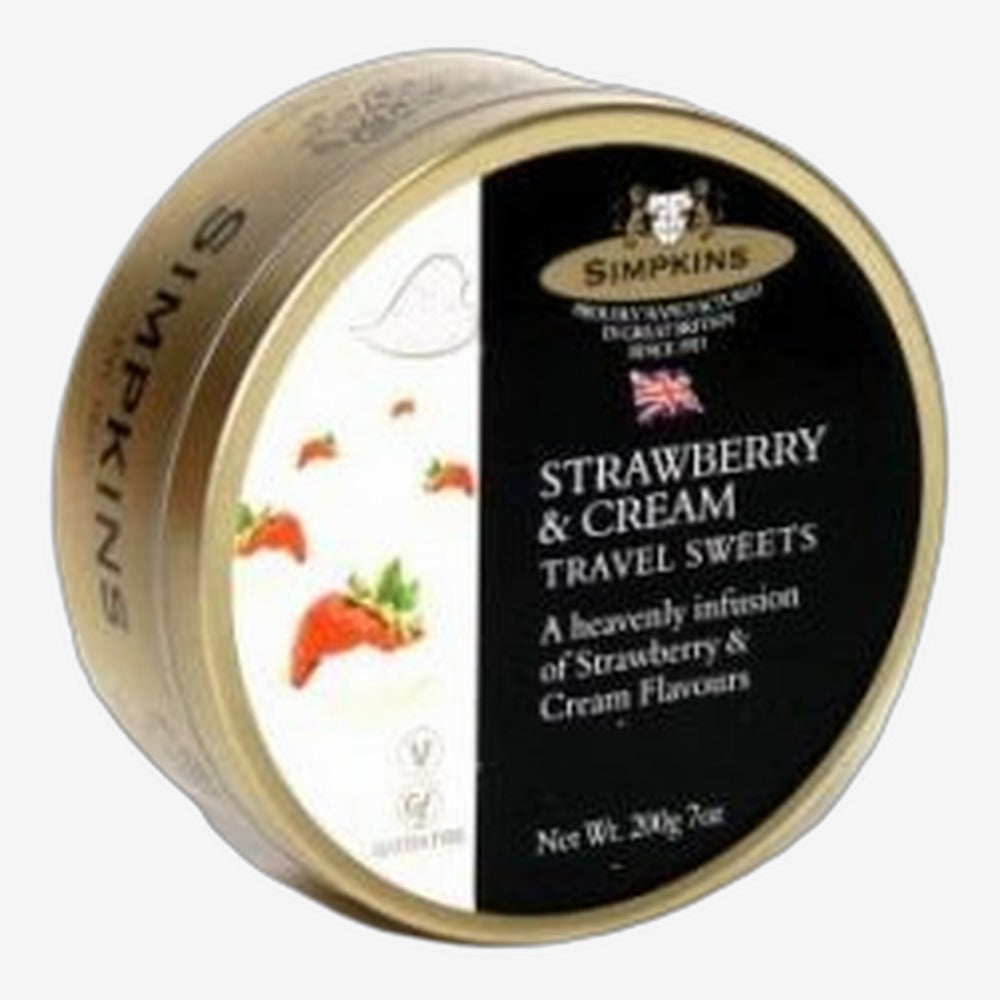 Simpkins Strawberry Cream Drops 200g