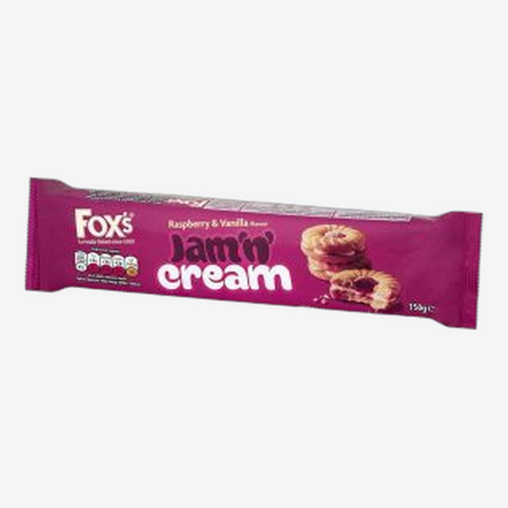 Fox's Jam Cream Ring Biscuits 150g