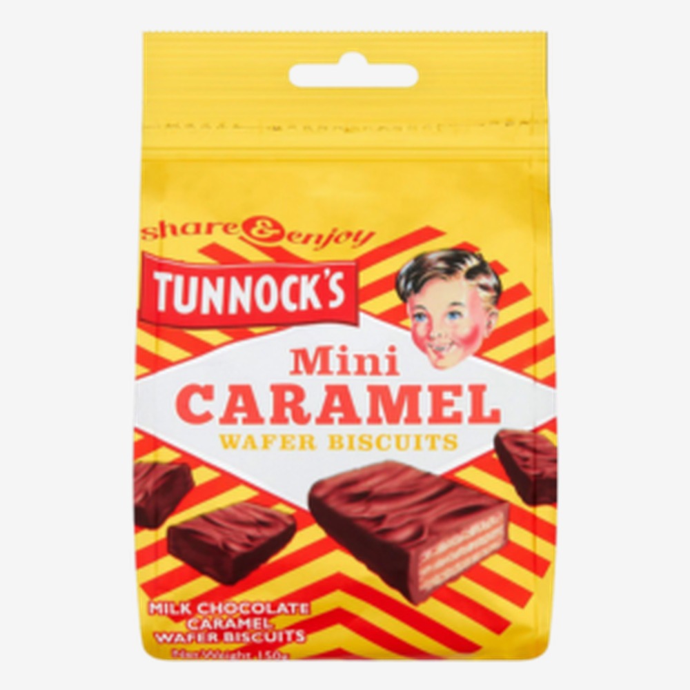 Tunnocks Mini Caramel Wafer Pouch 150g