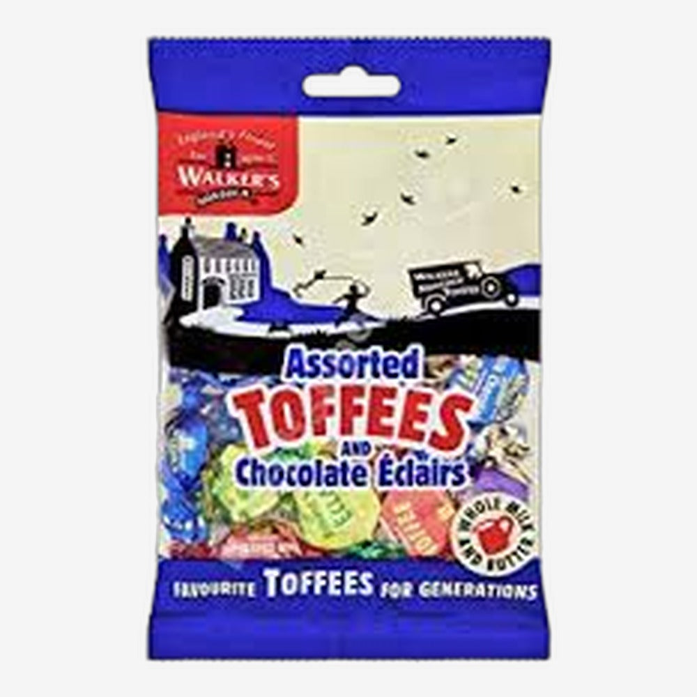 Walker's Assorted Toffees & Eclairs 150g