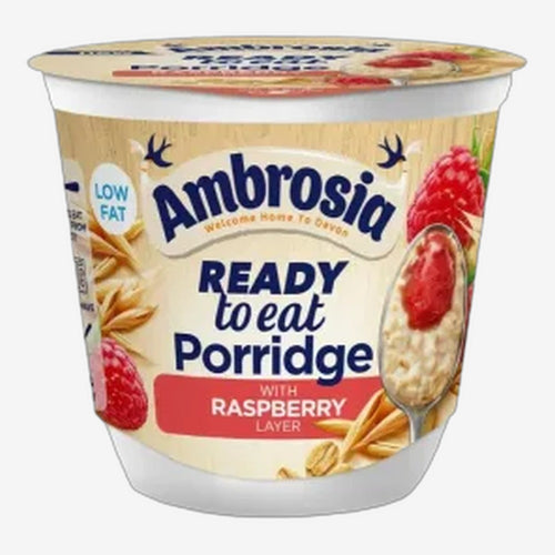 Ambrosia Ready to Eat Raspberry Porridge 210g