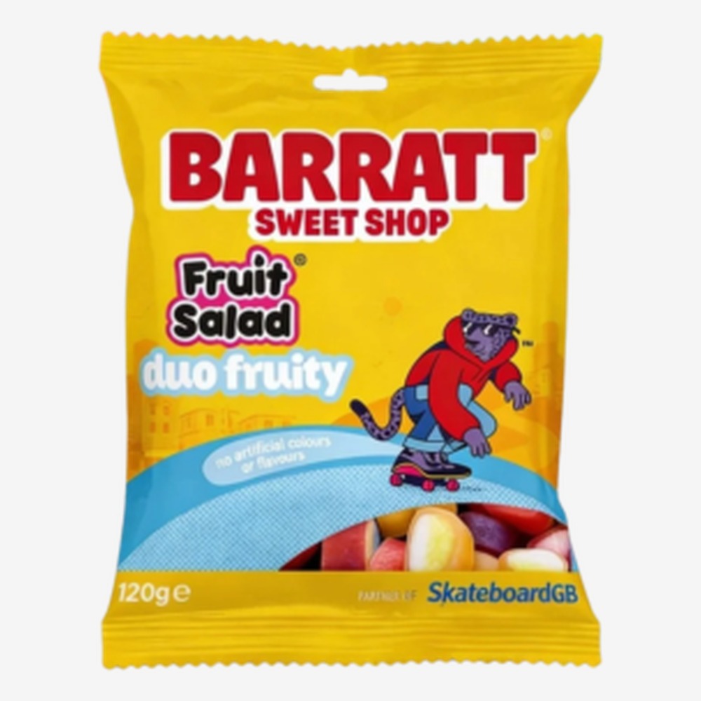 Barratt Sweet Shop Fruit Salad Duo Fruity Mix 120g